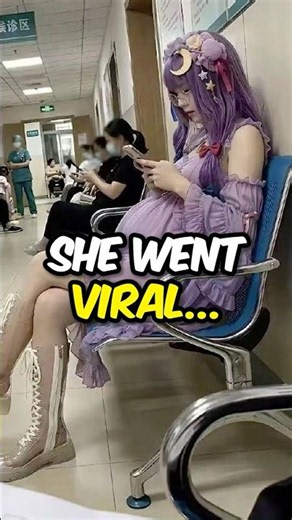 This pregnant woman went VIRAL🤯 #anime #shorts