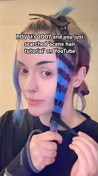 Scene Hair Tutorial :3 👾🦖#scenehair #hairtutorial #hairtransformation #haircolor #hairdye