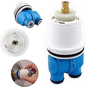 RP19804 Shower Cartridge Assembly Replacement, Compatible with Delta1300/1400 Series, Shower Valve Parts Faucet Tub, Single-Handle Control Valves Cartridge Repair Kit