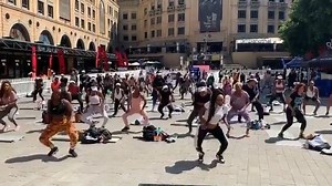 The video that sparked the pregnant #JohnCenaChallenge 😅🔥 the incredible and pregnant @bontle.modiselle teaching women choreography as part of woman to woman festival in 🇿🇦🔥🔥🔥 Girls 10 boys 7 | Sho Madjozi