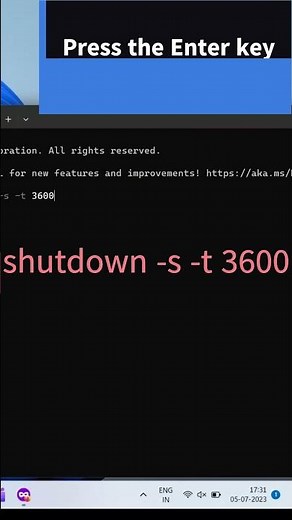 How to Shutdown Computer after 1 Hour or after Certain Time - Windows 11 & 10 (Shutdown Timer)