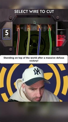 Standing on top of the world after a massive defuse victory! #shorts #gaming