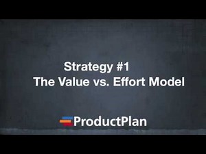 Product Roadmap Prioritization: The Value vs. Effort Model