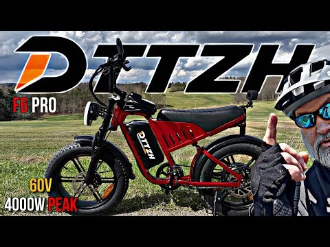 DTTZH F6 Pro 60V Ebike Review | 60V 30AH 4000W PEAK | Unlock Top Speed