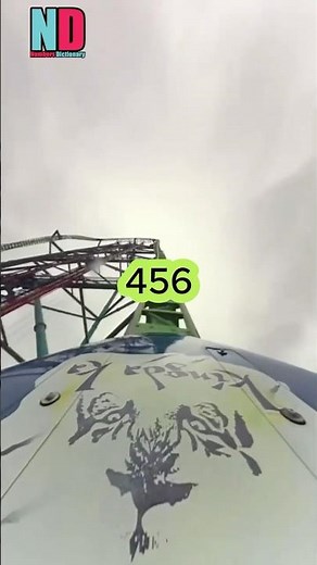 The height of Kingda Ka, the tallest roller coaster in the world