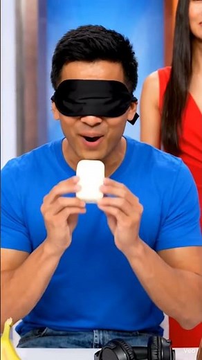 Blindfold Cake Challenge 😱 I Ate WHAT?! 🎂😂 #realorcake