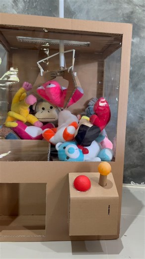 Doll claw machine. How to make a claw machine #clawmachine #diy #craft #crafts #children's toys