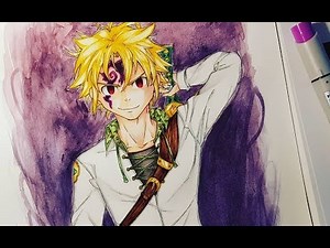 Meliodas - Nanatsu no taizai (The seven deadly sins) Fan-Art Speedpaint