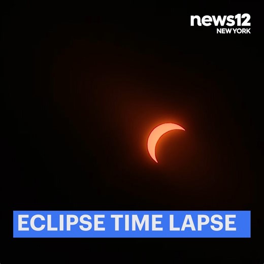 SOLAR ECLIPSE TIME LAPSE: Witnessing a solar eclipse is an awe-inspiring experience as the moon gradually obscures the sun. | News 12