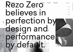 Portfolio layout - Awwwards