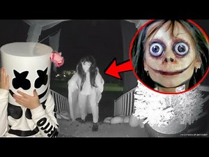 MOMO WAS AT MY HOUSE AT NIGHT.. **SCARY**