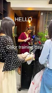 3.5K views · 415 reactions | Color training လက်တွေ့ဦးစားပေးတဲ့သင်တန်းပါ | HELLO hair salon, make-up, nail & spa | Facebook