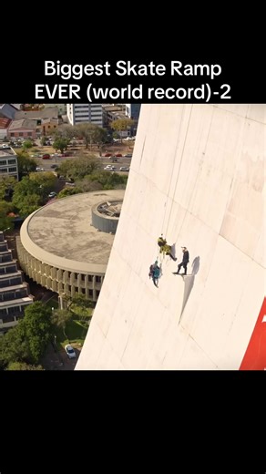 Biggest Skate Ramp Ever: World Record Challenge