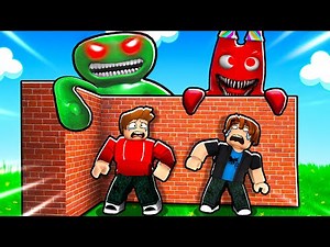 ROBLOX BUILD TO SURVIVE WITH BAN BAN MONSTERS