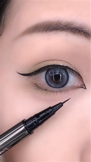 Lower Lashes Eyeliner Tutorial | Make Eyes Bigger Naturally | Beginner Friendly#eyelashes#eyemakeup