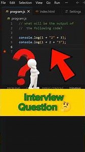 Interviewers Ask This to Check Your Brain! | Can you guess ? #javascript #shorts