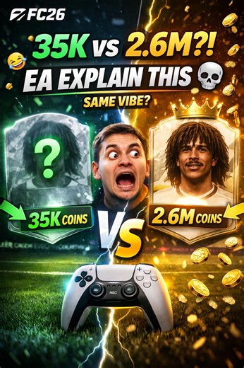 Fut Inspector 🧐 | FC 26 Creator on Instagram: "Wait… 35K Gullit vs 2.6 MILLION Gullit and they play EXACTLY the same? 😂💀 EA explain this 👇 This is the funniest thing in FC26 Ultimate Team right now. 🤣 You got TWO Gullits: 🔹 World Tour Silver Gullit (Evolved): 35,000 coins 🔹 Base Icon Gullit: 2.6 MILLION coins And guess what? They literally play ALMOST THE SAME. 💀 Same height. Same body type. Same animations. Similar stats after evolution. The only difference is the price tag and the shin