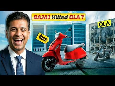 How Bajaj Beat Ola in the EV Scooter Market? 🛵 Live Hindi
