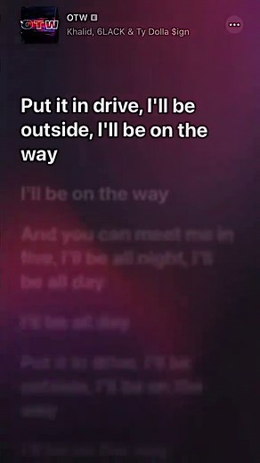 Khalid OTW Full Song Lyrics Video