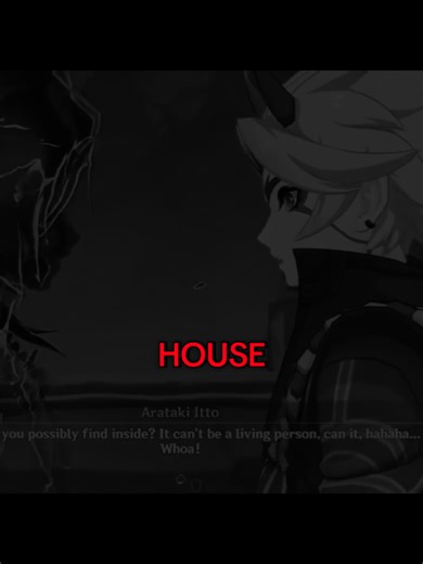 Exploring Genshin Impact's Arataki Itto in a Unique House