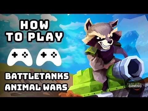 BattleTanks Animal Wars - How to Play Splitscreen Campaign Mode (Gameplay)