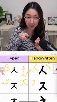 Typed Korean vs. Handwritten Korean
