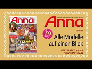Zeitschrift Anna 09/24 - Alle Modelle auf einen Blick