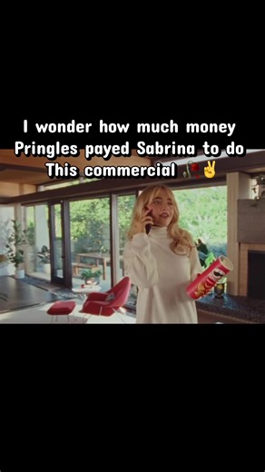 Sabrina Carpenter's Super Bowl Commercial with Pringles