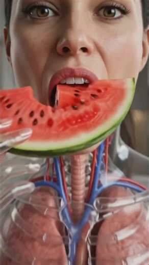 How Watermelon Travels Through Your Body | 3D Educational Animation