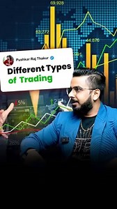16K views · 521 reactions | Different Types of Trading Explained . . . . . #TradingTypes #StockMarketIndia #DayTrading #SwingTrading #InvestingTips | Pushkar Raj Thakur: Stock Market Educator | Facebook
