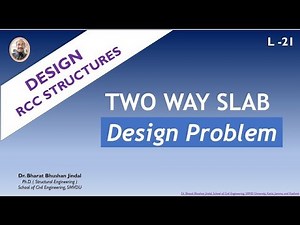 Lecture 21 || Two-way Slab Design || Simply Supported || IS :456 -2000 || Civil Engg.