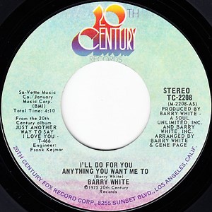 Barry White - I'll Do For You Anything You Want Me To