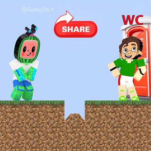 Choose the right image to help Sprunki Cocomelon go to the bathroom! 👍