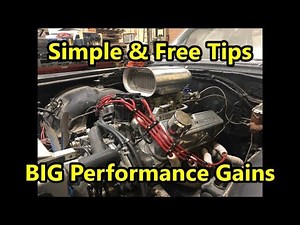 How to Set Idle - Holley & Edelbrock Carbs (&& Free Throttle Response & Fuel Economy !!!)