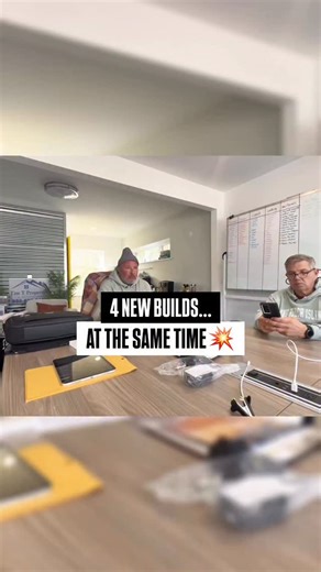 🏗️ FOUR homes. Built at the SAME time. Welcome to the Blue Anchor Road Project in Winslow Twp. — we’re constructing all 4 houses simultaneously. No cookie-cutter builds here - they will NOT look the same 😉. ℹ️ Specs: 4 beds, 2.5 baths with basements and plenty of land. And before you ask… ❌ No, they will NOT all be white. So far we’ve got: ✔️ White ✔️ Green ✔️ Antique white ❓ What color should the 3rd (middle) house be? Charcoal? Navy? Taupe? Go bold? 👇 Drop your vote in the comments. . . . .