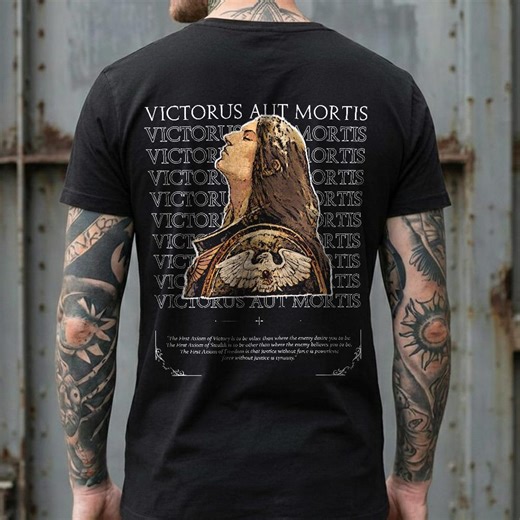 Wargaming T-shirt: Tabletop Gamer Victorus Aut Mortis Tee - Etsy