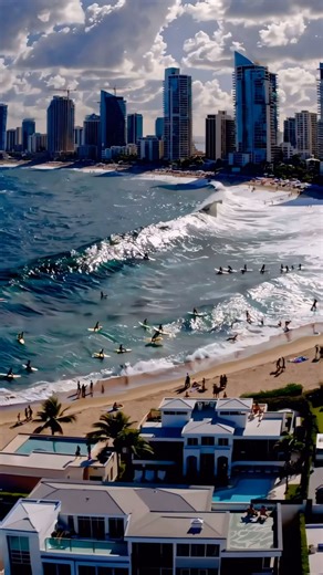 Aireelhub Ga | Is it possible to surf or swim here? 📌 “This video is AI-generated and does not depict real events. It is created for entertainment and... | Instagram