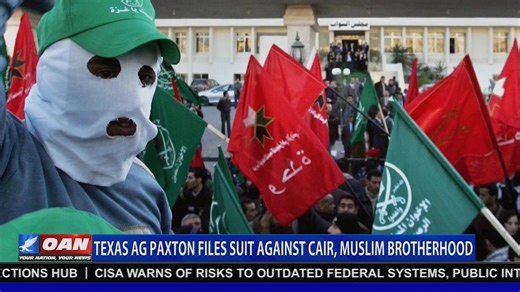 Texas Attorney General Ken Paxton announced a lawsuit against the Muslim Brotherhood and CAIR, saying the groups are designated terrorist organizations and accusing them of violating Texas law. Watch OAN Live Here: https://live.oann.com/home.ktv?utm_source=socials&utm_medium=social media&utm_campaign=FB | One America News Network
