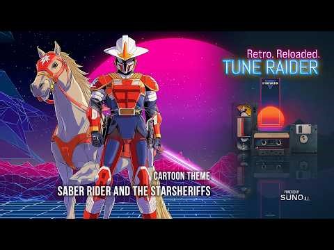 Saber Rider Intro Theme | シンセウェーブ Remix | 80s Anime AI Style | Tune Raider