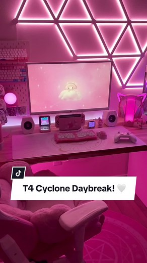 Overview for the T4 Cyclone! 💕🤍 Thank you again to @GameSir for sending me the Daybreak version of this controller for me to try out! 😍 The main difference between this one and the Midnight (Pro) version is the button layout (which can easily be customized), and that you’d have to buy the wireless dongle separately, if you want that connection type. This one is also white! Again, I’ve mainly been using this controller with Fortnite, but I have it set up as an additional Switch controller too~