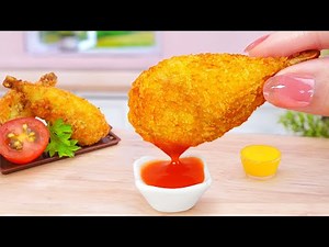 The Best Recipe 😍 Cooking Yummy Miniature Fried Chicken Potato Drumstick 🍗 By Tina Mini Cooking