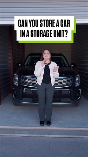 Can you store a car in a storage unit? Yes! You can store cars in drive-up storage units at locations that offer vehicle storage. It just needs to be operable, registered, and insured. - 10x15 works for compact cars - 10x20 fits most sedans, SUVs, and pickups - 10x25 or 10x30 are best for larger trucks and vans Wondering which size storage unit will fit your car? Let us know in the comments below and our team can help! #carstorage #vehiclestorage #storageunits #extraspacestorage | Extra Space St