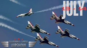 5.4K views · 413 reactions | Join us for an unforgettable day at the California Capital Airshow! July 13-14 Jaw-dropping aerial acrobatics, vintage aircraft displays, and heart-pounding jet demos. There's something for everyone! Don't let your family ‍‍‍ miss out on this high-flying adventure - get your tickets today! #AirShows2024 #AirShowExcitement | ICAS - International Council of Air Shows | Facebook