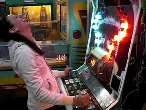 Giggling Woman receives multiple Electric SHOCKS, Addams Family Shocking Machine