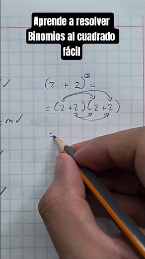 Aprende a resolver Binomios al cuadrado fácil