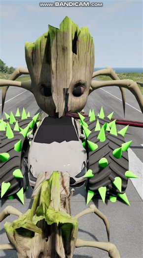 BeamNG Drive, size based collision, vehicle physics test, car deformation #beamngdrive #automob #gta