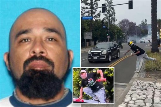 Brute on FBI’s ‘most wanted’ list for tossing cinderblock during anti-ICE riots is finally busted at border