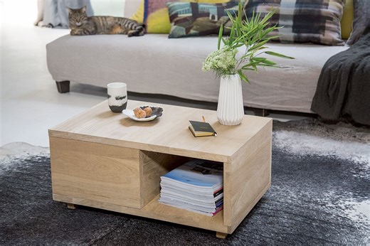 DIY : construire sa table basse avec rangements pour un salon design et fonctionnel