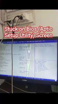 PC Stuck on BIOS (Aptio Setup Utility) Fix #howto #computer #fixedinstallation #ifixit #fix