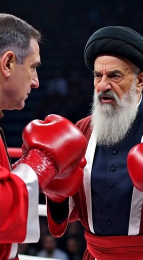 Netanyahu vs Khamenei | Israel vs Iran boxing match #shorts